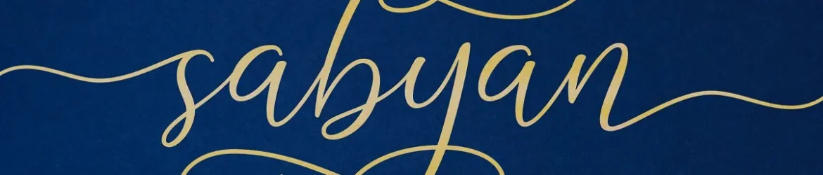 Sabyan Script Font