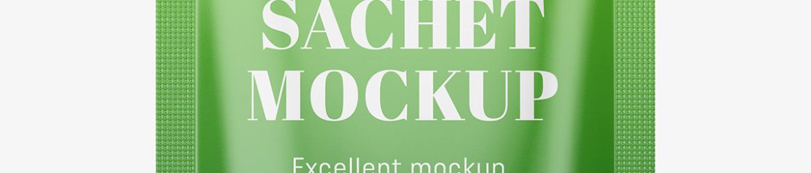 Sachet mockup