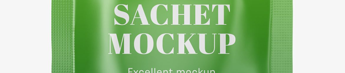 Sachet mockup / glossy Sachet mockup / glossy