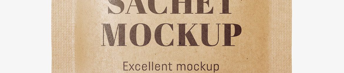 Sachet mockup / kraft paper Sachet mockup / kraft paper