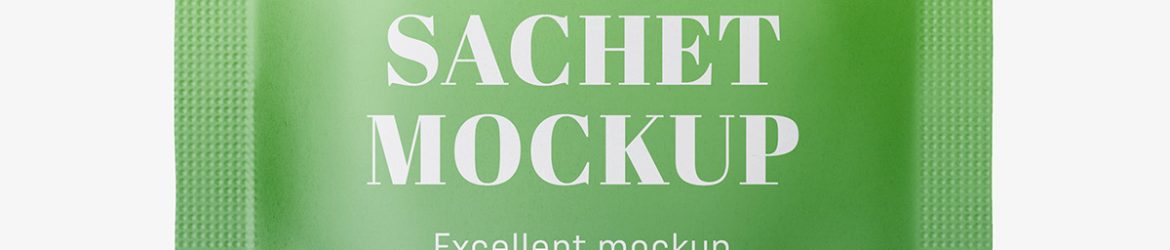Sachet mockup / matt Sachet mockup / matt