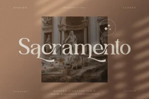 Sacramento Serif Font