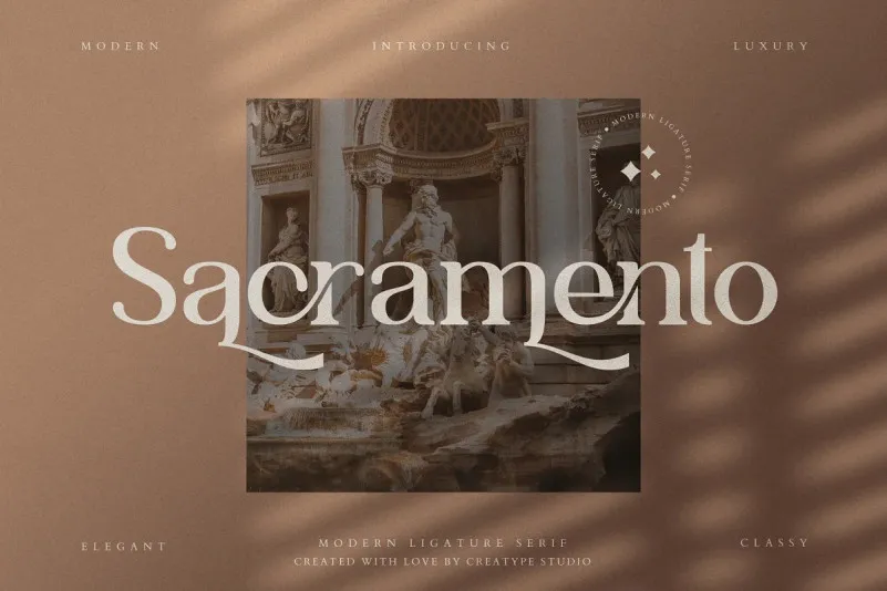 Sacramento Serif Font