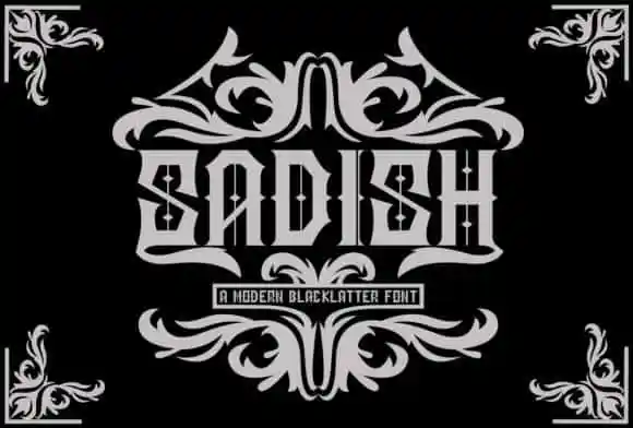 Sadish Blackletter Font