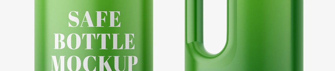 Safe bottle mockup