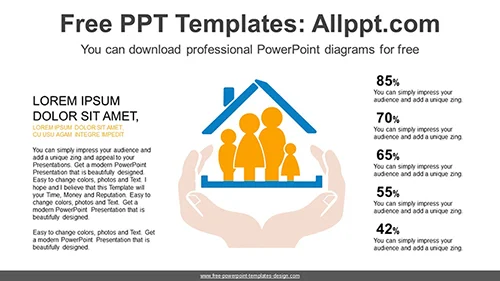 Safe House PowerPoint Diagram