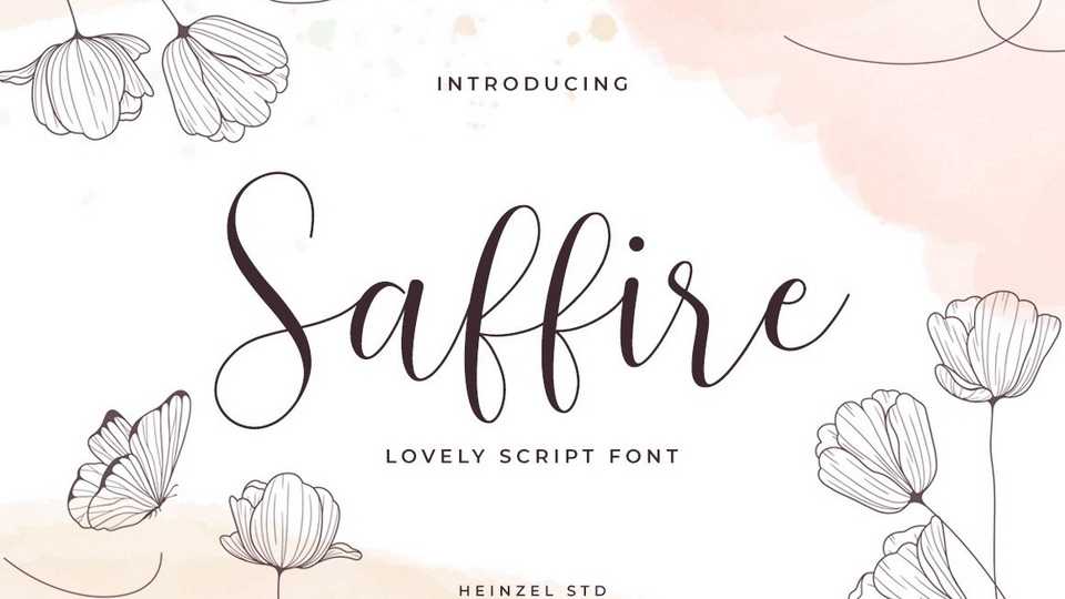 Saffire Script Font › Fontesk
