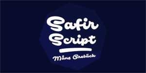 Safir Script Font