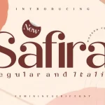 Safira - Sans Serif Font