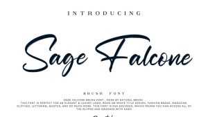 Sage Falcone Font › Fontesk