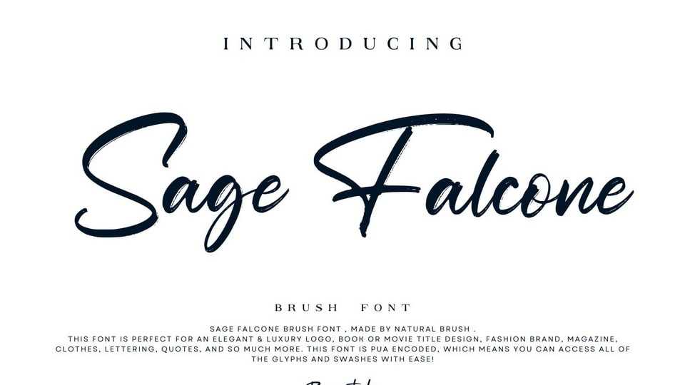 Sage Falcone Font › Fontesk