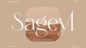 Sageyl Font › Fontesk