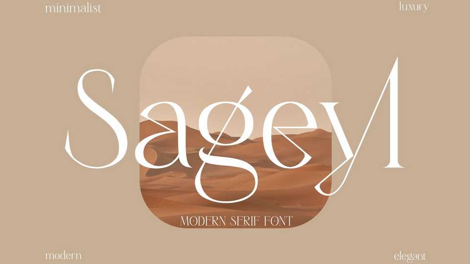 Sageyl Font › Fontesk