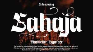 Sahaja Font › Fontesk