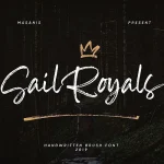 Sail Royals Brush Font