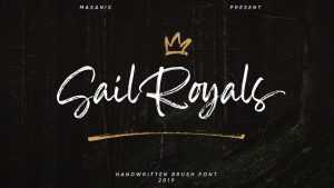 Sail Royals Script Font › Fontesk