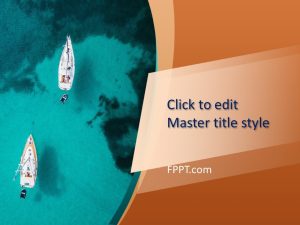 Sailboat Sailing PowerPoint Template