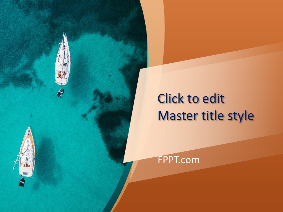 Sailboat Sailing PowerPoint Template