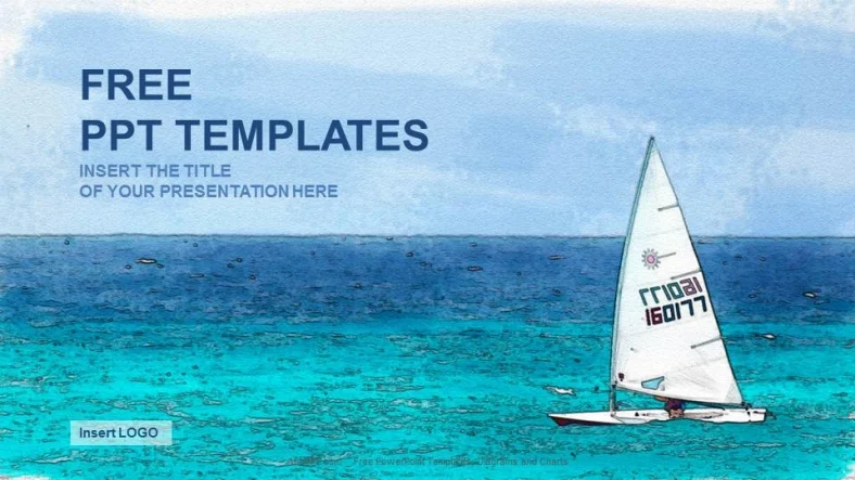 Sailing Boat Nature PowerPoint Templates