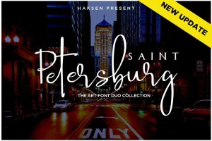 Saint Petersburg Font Duo