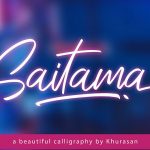 Saitama Script Font › Fontesk