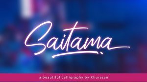 Saitama Script Font › Fontesk