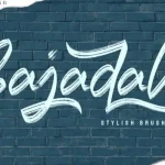 Sajadah Brush Font - Fonte Grátis Sajadah Brush Font