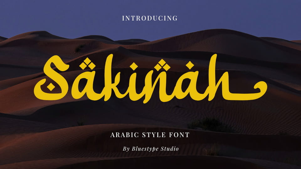Sakinah Font › Fontesk