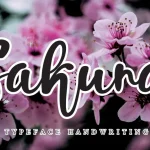 Sakura Script Font
