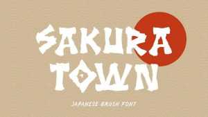 Sakura Town Font › Fontesk