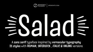 Salad Font Family › Fontesk