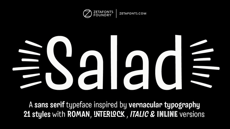 Salad Font Family › Fontesk