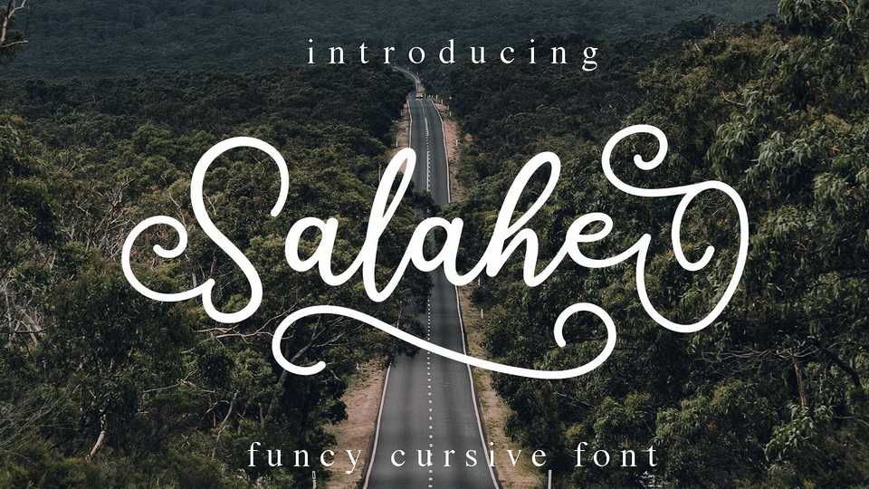 Salahe Script Font › Fontesk