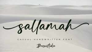 Sallamah Font › Fontesk