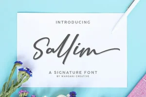 Sallim Signature Font