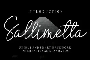 Sallimetta Script Font