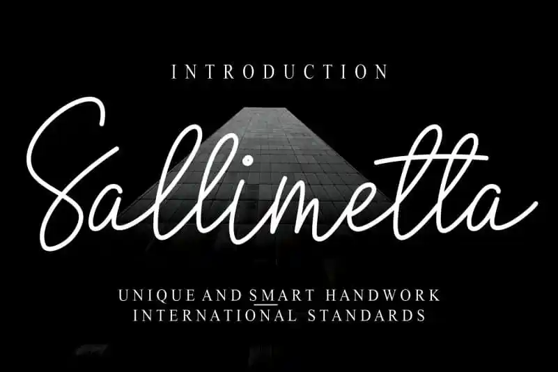 Sallimetta Script Font