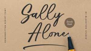 Sally Alone Font › Fontesk
