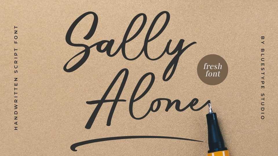 Sally Alone Font › Fontesk