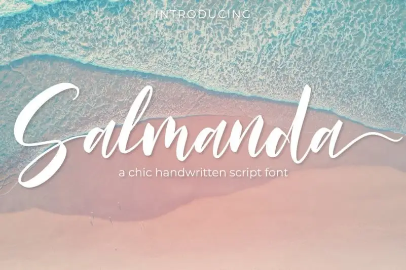 Salmanda Calligraphy Font