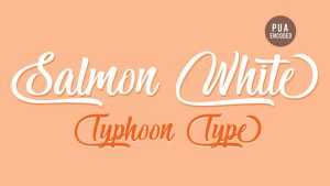 Salmon White Font › Fontesk