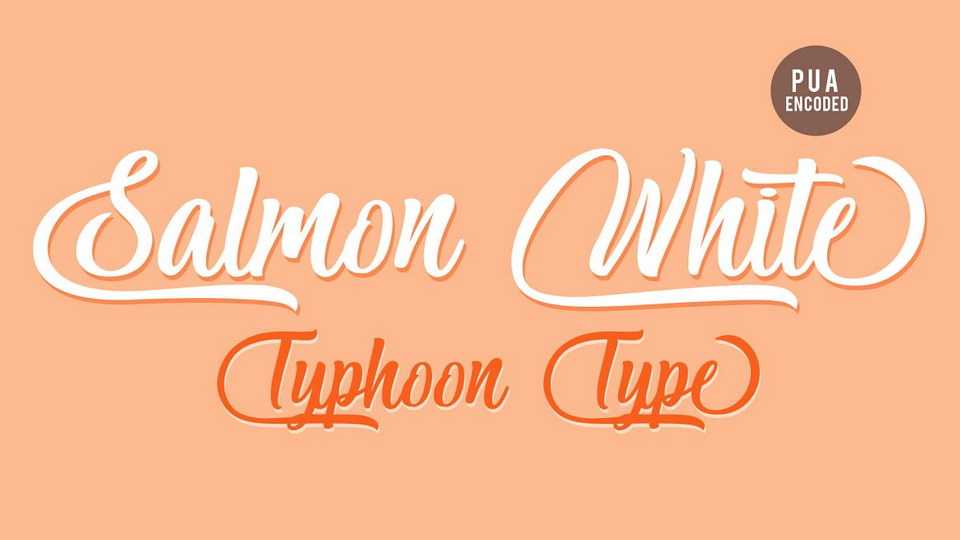 Salmon White Font › Fontesk