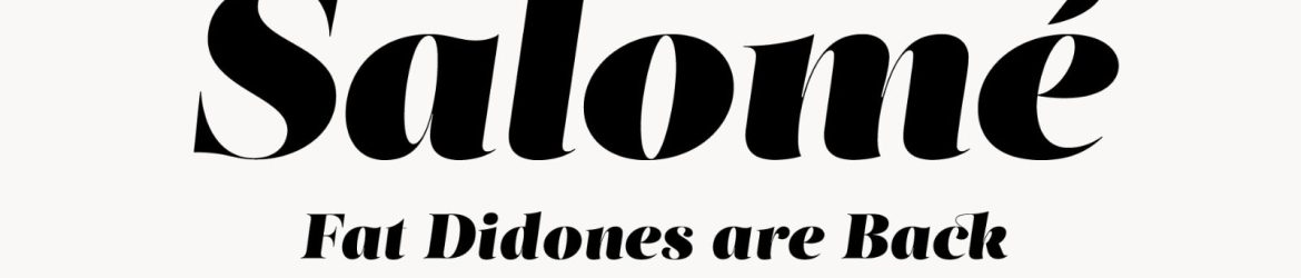 Salome Elegant Serif Typeface
