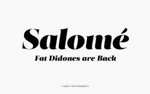 Salome Elegant Serif Typeface