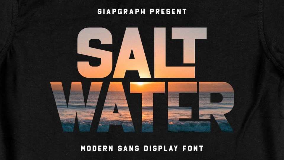 Salt Water Font › Fontesk