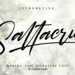Saltacrus Script Font