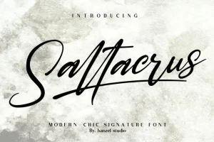 Saltacrus Script Font