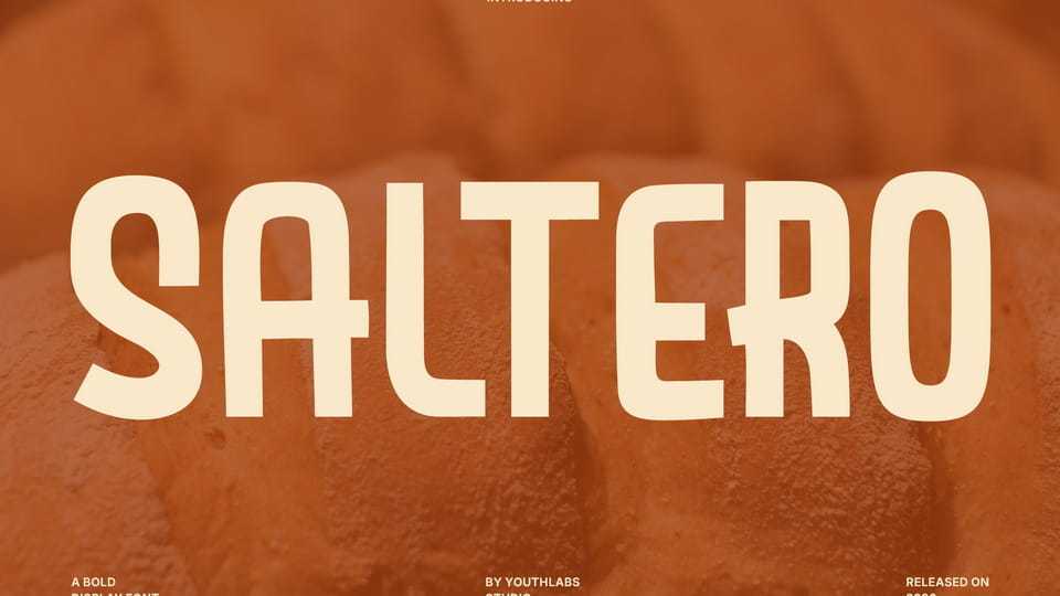 Saltero Font › Fontesk
