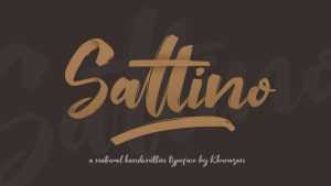 Saltino Brush Font › Fontesk