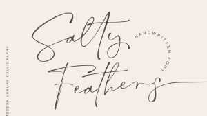 Salty Feathers Font › Fontesk